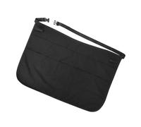 Generic Tablier de Coiffeur avec Multiples et Ceinture de Taille Ajustable Essentiel en Polyester Noir pour Organisation Professionnelle pour Salon de