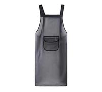 Generic Tablier Imperméable En TPU de Travail Transparent Populaire de Mode pour Barbier avec Grande Poche pour Accessoires de Coiffeur, 95CM