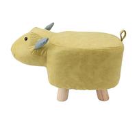 generic Tabouret en Forme D'animal de Dessin animé, Tabouret Polyvalent en Forme D'animal de Dessin animé pour Enfants, Antidérapant et Solide, Joli Repose-pieds avec Housse Amovible