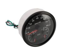 Generic Tachymètre 3 en 1 avec Surveillance de la Pression d'huile et de la Température - 8 000 Tr/min, 0-10 Bar, Plage 40-120 ℃, écran rétroéclairé 7 Couleurs pour Camions, Camping-cars, Bateaux -