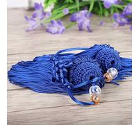 Generic Taiji Épée Gland Lisse Soie Glacée Kung Fu Performance Accessoire pour Kung Fu Gym, 2 Couleurs (Dague Bleu Royal)