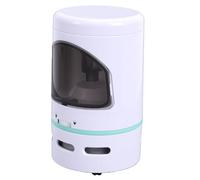 Generic Taille-crayon alimenté par Batterie, Confinement Automatique de la Poussière pour Artistes, Cyan Blanc