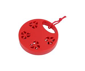 Generic Tambourin à Main Joli Jouet Musical Attrayant pour Enfants Performances Karaoké Rouge 1 Unité