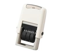 Generic Tampon de Date Réglable Claire Séchage Rapide Portable 25 X 2,8 Mm Tampon de Date Anglais Auto-encreur pour Emballage D'étiquetage, Matériau ABS de qualité Supérieure (WHITE)