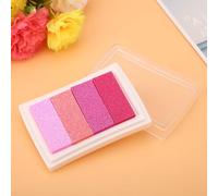 Generic Tampon Encreur Aquarelle Mignon Tampon Encreur pour Scrapbooking, Décoration de en Caoutchouc, dégradé de Couleurs, Matériau Sûr et, Bleu Violet Vert Jaune Rose, 7,6 X 5,1 X 1,8 Cm,