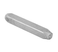Generic Tampon Poinçon étoile Chrome Vanadium 6mm pour Marquage Permanent sur Cuir Plastique Métal