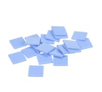 Generic Tampon Thermique, CPU Pad Thermal Pad Thermal CPU avec Northbridge Southbridge Solid Heat Silicone 100 Pièces Autocollant de Silice Thermique pour l'isolation de Puissance LED (1,0 mm)