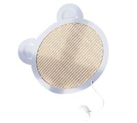 Generic Tapis à Gratter en Sisal pour Chat, Griffe de Meulage Compacte, Tapis à Gratter en Forme de Tête d'ours avec Boule pour Chatons pour l'intérieur (Gray)