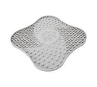 Generic Tapis à Lécher en Silicone pour Chat avec Ventouses pour Une Alimentation Sûre, Réduit l'anxiété des Animaux de Compagnie, 21 X 21 Cm, Deux Couleurs Incluses (Motif en Spirale)