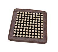 Generic Tapis D'Acupression pour Les Pieds Coussin de Massage Bois Accessoire Léger Facile à Convient Aux Seniors Bureau Chambre Ma, 50x50cm