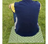 Generic Tapis de Camping en Mousse Imperméable et Pliable, pour Siège Coussin, Isolation Thermique pour Jardin et Camping (Vert Noir)