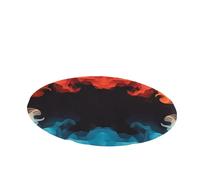 Generic Tapis de Corde à Sauter Ovale, Tapis D'exercice Intérieur et Extérieur, Absorbant les Chocs, pour Sol de Salle de Sport à Domicile, Idéal pour les étirements, L'entraînement de Force, (Style