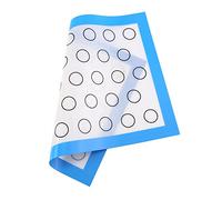 Generic Tapis de Cuisson en Silicone, Revêtement de Four Durable et Non Toxique pour Macarons, Biscuits, Gâteaux, Bleu 15,7 X 11,8 Pouces (BLUE)