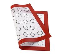 Generic Tapis de Cuisson en Silicone, Revêtement de Four Durable et Non Toxique pour Macarons, Biscuits, Gâteaux, Bleu 15,7 X 11,8 Pouces (rouge)
