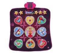 Generic Tapis de Danse sans Fil à 9 Touches, Antidérapant, Jeu de Musique Interactif, Jouet de Danse, alimenté par Batterie, 40,55 X 34,65 Pouces, pour Enfants et Adultes, Intérieur et (Rose)
