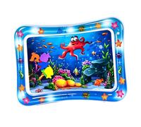 Generic Tapis de Jeu D'eau pour bébé, Tapis de Temps sur le Ventre pour le Développement Sensoriel, avec des Motifs Marins Vibrants pour le Temps de Jeu de bébé, 1 Pièce (Pieuvre)