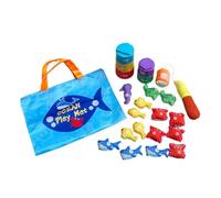 Generic Tapis de Jeu pour Bébés de 1 à 3 Ans, avec Thème de Pêche et Tri Des Couleurs, Bleu