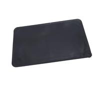 Generic Tapis de Nourriture pour Chats pour Chats Intérieurs, Tapis de Nourriture pour Chiens Small Cat Food Placemat Mat d'alimentation en Silicone pour Chien Water Bowl Cat Food Tray Bowl (Black)