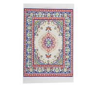 Generic Tapis Miniature aux Couleurs Riches pour Petite Maison de Poupée, Motif Unique, Décoration de Maison de Poupée, 6,3 X 3,9 Pouces