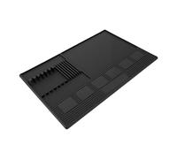 Generic Tapis Organisateur de Station de Coiffure avec 6 Aimants Puissants, Grand Espace de Travail pour Ciseaux et Peignes, Parfait pour les Salons à Domicile 19,5 X 12,6 Pouces (Grande)