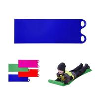 Generic - Tapis volant d'hiver flexible et léger - Traîneau à neige portable - Planche de ski avec poignées pour enfants et adultes - Sports d'hiver de plein air (bleu)