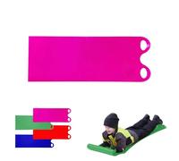 Generic - Tapis volant d'hiver flexible, léger, enroulable portable, planche de ski avec poignées pour enfants et adultes, sports de plein air (rose)