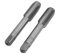 Generic Taraud à Filetage M12x1,75 2 Pièces en Acier Rapide à Flûtes Droites Outil de Filetage Taraud à Main pour Métal, Fer, Cuivre, Acier allié, Inoxydable (M14*2.0)
