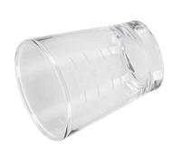 Generic Tasse à café de 80 Ml, Tasse à Mesurer en Verre à Haute Teneur en Borosilicate, à échelle d'once et de Millilitre avec un Design Transparent, Idéale pour la Maison, le Bureau et le café