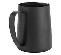 Generic Tasse à café en Acier Inoxydable 304, Pichet à Lait élégant Noir Mat pour la Maison et le café, 10.1oz (Cygne 400ml)