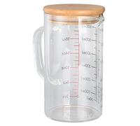 Generic Tasse à Mesurer en Verre Borosilicate avec échelle Transparente et Prise en Main Confortable pour la Cuisine et la Pâtisserie, Idéale pour les Ingrédients Liquides, 1 X 500 Ml (600 ml)