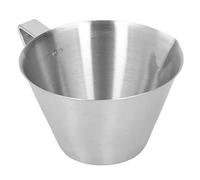 Generic Tasse à Mesurer le café en Acier Inoxydable, 100ML, pour des Boissons Parfaites au café et au thé au Lait, Outil de Mesure Facile à Utiliser