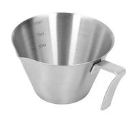 Generic Tasse à Mesurer le café en Acier Inoxydable, 100ML, pour des Boissons Parfaites au café et au thé au Lait, Outil de Mesure Facile à Utiliser