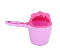 Generic Tasse de Lavage de Cheveux Détachable, Jolie Tasse de Shampoing pour bébé, Matériau PP pour la Protection des Yeux, Poignée Facile à Tenir pour le Bain (PINK)