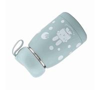 Generic Tasse en Acier Inoxydable, Design Lapin élégant, Tasse pour Voyage Pique-nique, Bouteille D'eau Portable Anti-fuite 1 Pièce (BLUE)