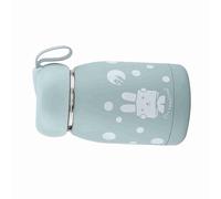 Generic Tasse Sous Vide en Acier Inoxydable, Motif Lapin Mignon, Anti-fuite, pour Voyage, Bureau, école, Bouteille D'eau de Taille Portable (BLUE)