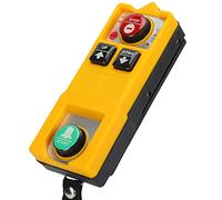 Generic Télécommande de Grue, Coque ABS étanche, Contrôle Facile pour Monorails de Grue de Pont, Contrôleur de Levage à 2 Touches pour Camions Pompe à Béton, YU-4S (ABS)