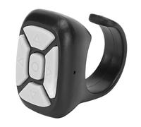 Generic Télécommande sans Fil Noire avec Anneau Bluetooth pour Tablettes - Télécommande Bluetooth pour Téléphone Portable pour Un Fonctionnement Mains Libres Pratique - Convient pour Les