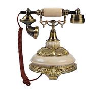 Generic Téléphone Antique Vintage avec 38 Enregistrements d'appels, Recomposition à Un Bouton, Suppression du Bruit, Affichage à écran Clair pour Décoration Rétro