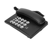 Generic Téléphone Filaire de Bureau adapté aux Personnes âgées avec de Gros Boutons pour Une Utilisation au Bureau, à la Maison et à L'hôtel, ABS KX-T504 (Black)