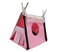 Generic Tente de Cachette pour Petits Animaux, Maison Tunnel Confortable pour Lapin pour de Nid Chaud, Matériau en Feutre Doux, pour Hamster Rat Cochon d'Inde, 1 X Tente de Cachette pour Hamster