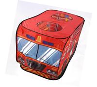Generic Tente de Camion de Pompier à Transmission de la Lumière, Tente de Jeu pour Enfants, Résistante à l'usure, Pop-up Pliable, Assemblage Rapide, Voyage à la Maison pour Enfants (Type A)