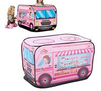 Generic Tente de Jeu pour Enfants Pliable Pop Up Maison de Jeu pour Enfants Camion de Crème Glacée Camion de Lutte Contre L'incendie Bus de Policier Chambre Indépendante Respirant (de Glace)