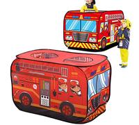Generic Tente de Jeu pour Enfants Pliable Pop Up Maison de Jeu pour Enfants Camion de Crème Glacée Camion de Lutte Contre L'incendie Bus de Policier Chambre Indépendante Respirant (Type A)