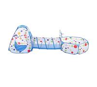 Generic Tentes de Jeu Pop-Up pour Enfants, Maisons de Jeux Souples avec Tunnels Rampants, Cerceaux de Basket-Ball pour Une Utilisation Intérieure et Extérieure pour Bébés et Tout-Petits