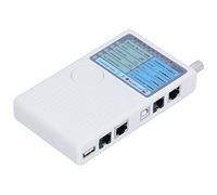 Generic Testeur de Câble Coaxial Multifonction, Outil Complet 4 en 1 pour les Tests de Réseau Professionnels