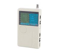 Generic Testeur de Câble Réseau - Câble BNC USB RJ11 RJ45 Portable 4 en 1 pour Test de Ligne UTP STP LAN - Détection Rapide des Défauts avec Alertes Sonores et Indicateurs LED -