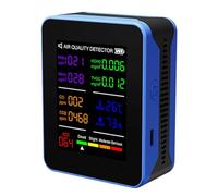 Generic Testeur de qualité de L'air, Détecteur Multifonction pour la de la Température et de l'humidité Intérieures à Domicile pour Un Usage Familial (Bleu Noir)