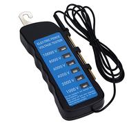 Generic Testeur de Tension de Clôture électrique Portable 10000V avec 6 Lumières, Conception étanche pour la sécurité des Fermes et des Animaux Domestiques