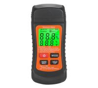 Generic Testeur d'humidité numérique pour bois à deux broches et détecteur de fuite d'eau LCD rétroéclairé pour matériaux de construction, bois de chauffage, murs, planchers en papier