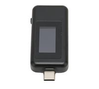 Generic TESTEUR USB Type C, Écran LCD Couleur IPS HD Détection en Temps RÉEL 0-5.1A 4-30V KWS 1902C TESTEUR USB Multifonction de Stockage de Panne de Courant pour Bureau pour Bureau (BLACK)